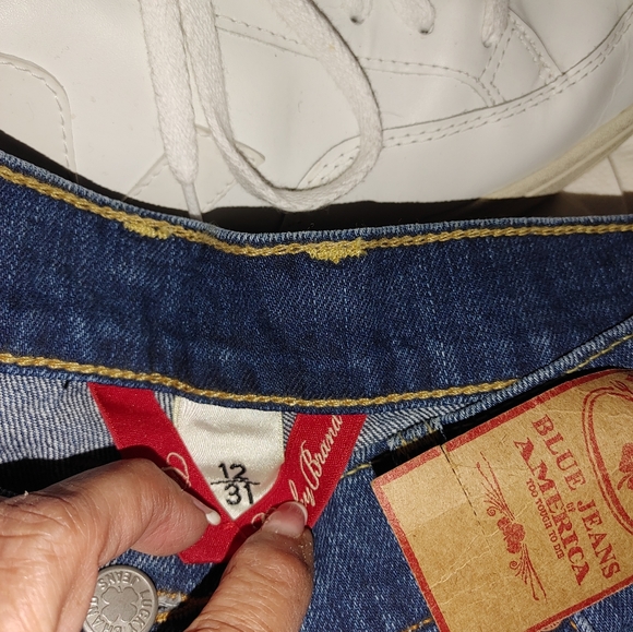 Lucky Brand Sweet & Low  Crop Jeans Sz.12, 36x26 NWT - Picture 7 of 9